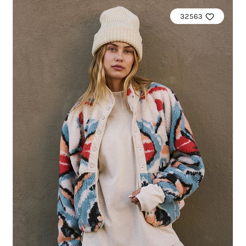Hit The Slopes Printed Fleece Jacket